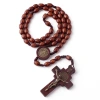 Factory direct sales of retro crafted religious jewelry, cross Jesus necklace Specification image